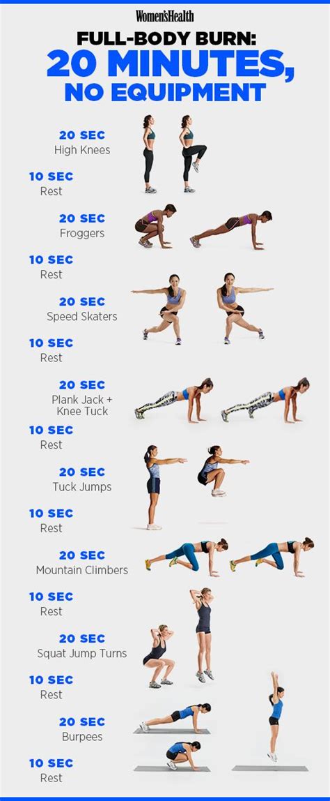 Fat Burning : 20 MINUTES FULL WORKOUT .